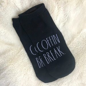 Rae Dunn Ankle Socks - COFFIN BREAK | 5/$25